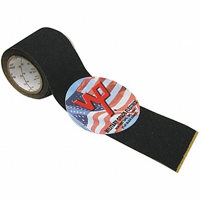MILITARY GRADE FLEXTRED MG240460BLA AntiSlip Tape 60 ftLx4 inW BLK 20 Grit