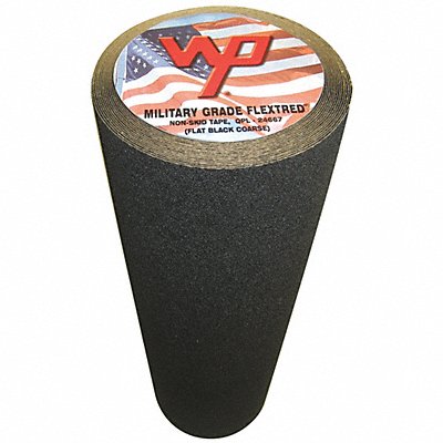 MILITARY GRADE FLEXTRED MG242460BLA AntiSlip Tape 60 ftLx24 inW BLK 20 Grit