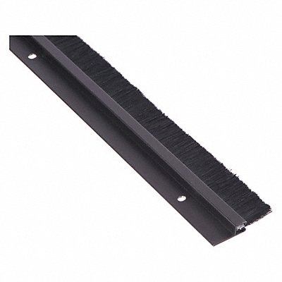 NATIONAL GUARD D608DKB84 Door Weather Strip 7 ft Overall L