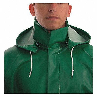 TINGLEY H41108 Rain Hood Green Snaps Polyester/PVC