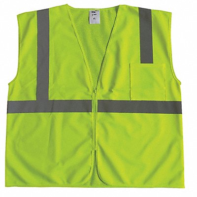 CONDOR 53YK91 J6016 U-Block Vest Class2 Yellow/Grn S