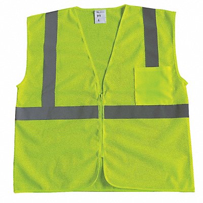 CONDOR 53YL21 J6018 U-Block Vest Class2 Yellow/Grn 3XL
