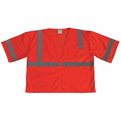 CONDOR 53YL80 J6024 U-Block Vest Class3 Orange/Red S
