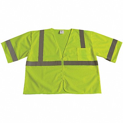 CONDOR 53YL90 J6024 U-Block Vest Class3 Yellow/Grn L