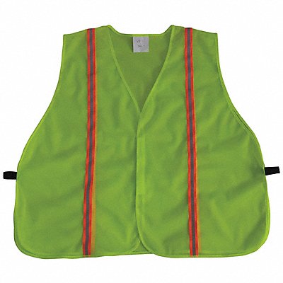 CONDOR 53YL99 J6025 Back Stp Vest Unrated Yellow/Grn 3XL