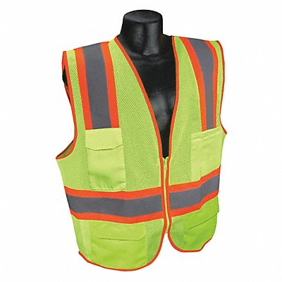 CONDOR 53YM36 J6027 High Visibility Vest Yellow/Green 2XL