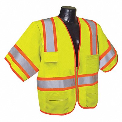 CONDOR 53YP48 J6047 High Visibility Vest Yellow/Green 4XL