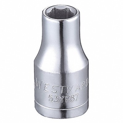WESTWARD 53YP87 Socket Steel Chrome 5 mm