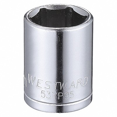 WESTWARD 53YP95 Socket Steel Chrome 12 mm