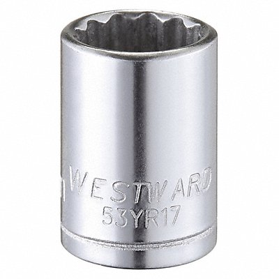 WESTWARD 53YR17 Socket Steel Chrome 11 mm
