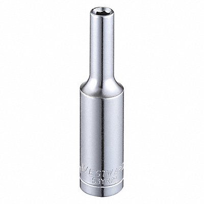 WESTWARD 53YR29 Socket Steel Chrome 3.5 mm