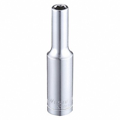 WESTWARD 53YR31 Socket Steel Chrome 4.5 mm