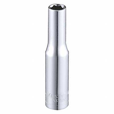 WESTWARD 53YR33 Socket Steel Chrome 5.5 mm