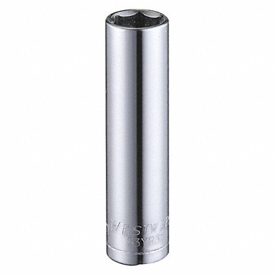 WESTWARD 53YR37 Socket Steel Chrome 9 mm