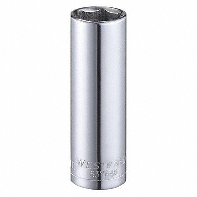 WESTWARD 53YR40 Socket Steel Chrome 12 mm