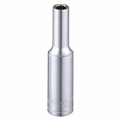 WESTWARD 53YR53 Socket Steel Chrome 4.5 mm