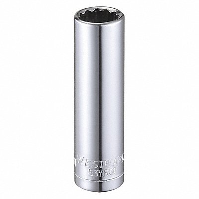 WESTWARD 53YR60 Socket Steel Chrome 10 mm