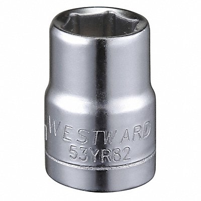 WESTWARD 53YR82 Socket Steel Chrome 10 mm
