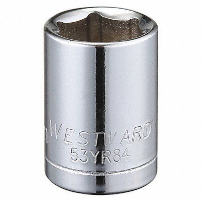WESTWARD 53YR84 Socket Steel Chrome 12 mm