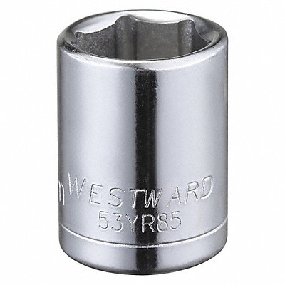 WESTWARD 53YR85 Socket Steel Chrome 13 mm