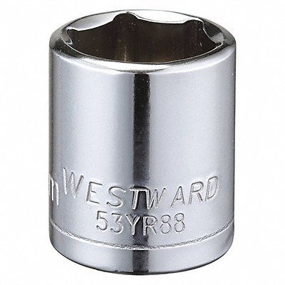 WESTWARD 53YR88 Socket Steel Chrome 16 mm
