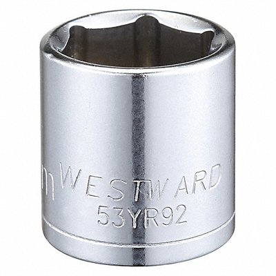 WESTWARD 53YR92 Socket Steel Chrome 20 mm
