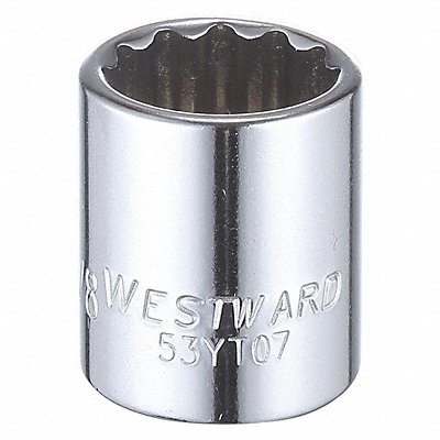 WESTWARD 53YT07 Socket Steel Chrome 5/8 in