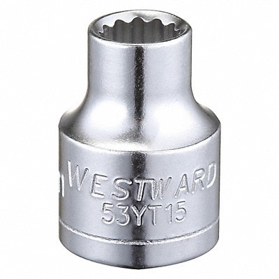 WESTWARD 53YT15 Socket Steel Chrome 7 mm