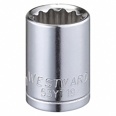 WESTWARD 53YT19 Socket Steel Chrome 11 mm
