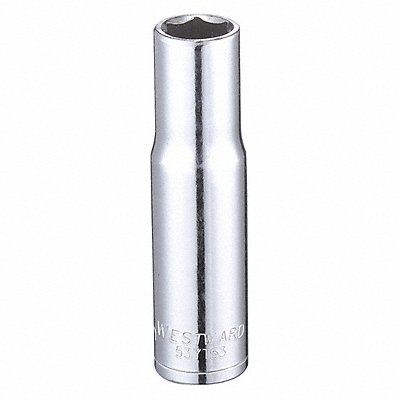 WESTWARD 53YT53 Socket Steel Chrome 10 mm