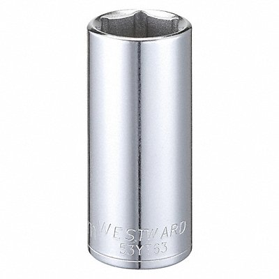 WESTWARD 53YT63 Socket Steel Chrome 20 mm