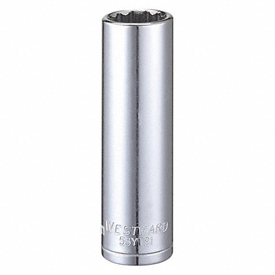 WESTWARD 53YT91 Socket Steel Chrome 13 mm