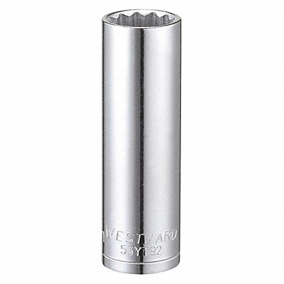 WESTWARD 53YT92 Socket Steel Chrome 14 mm