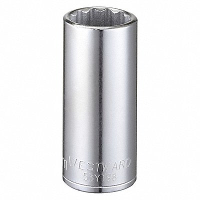 WESTWARD 53YT98 Socket Steel Chrome 20 mm