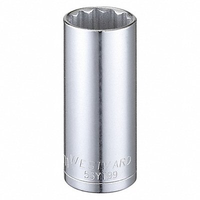 WESTWARD 53YT99 Socket Steel Chrome 21 mm