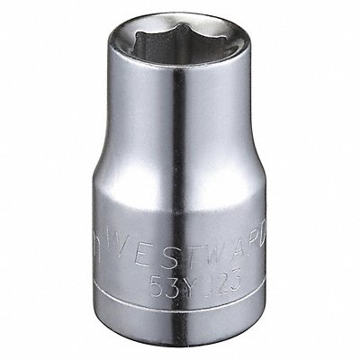 WESTWARD 53YU23 Socket Steel Chrome 11 mm