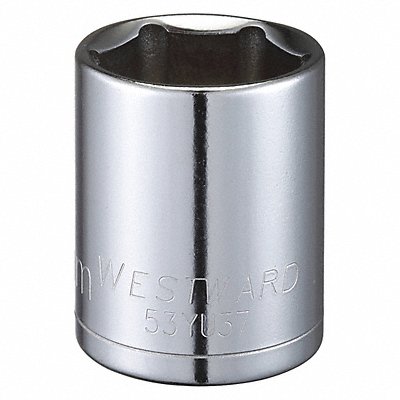 WESTWARD 53YU37 Socket Steel Chrome 25 mm