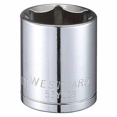 WESTWARD 53YU39 Socket Steel Chrome 27 mm