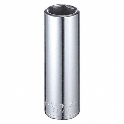 WESTWARD 53YV10 Socket Steel Chrome 19 mm
