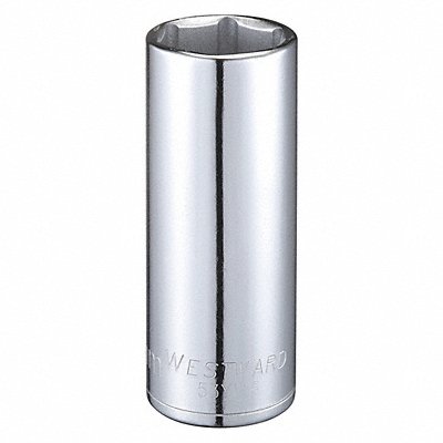 WESTWARD 53YV16 Socket Steel Chrome 25 mm