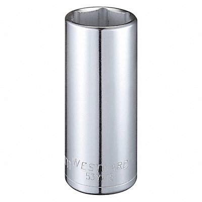WESTWARD 53YV18 Socket Steel Chrome 27 mm