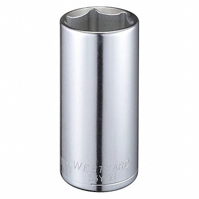 WESTWARD 53YV21 Socket Steel Chrome 30 mm