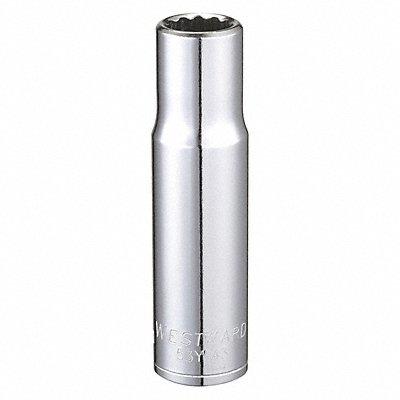 WESTWARD 53YV43 Socket Steel Chrome 13 mm
