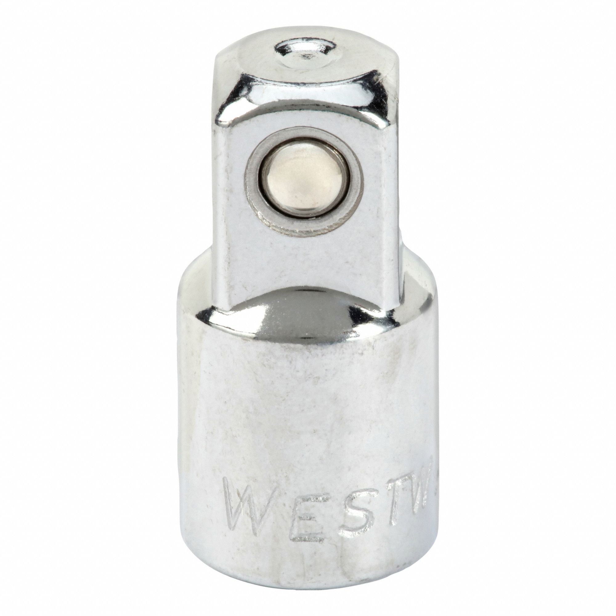 WESTWARD 53YV64 SocketAdaptor  Chrome 3/8 in 3/8 in