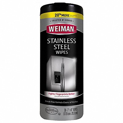 WEIMAN 92 SS Wipes Fresh 8 x 7 30 ct Canister