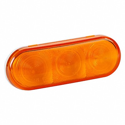 GROTE 54173 Stop/Turn/Tail Light Oval Yellow 6-1/2 L