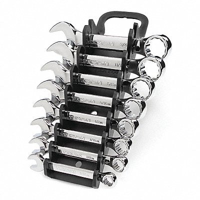 TEKTON WRN01066 Stubby Comb Wrench Set 5/16-3/4 8 pcs.
