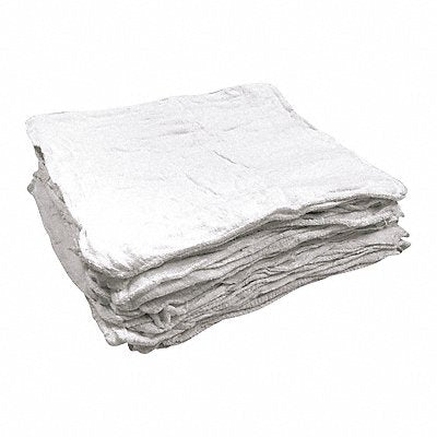 PARTNERS BRAND BR108 Shop Towel Rags 14 x 14 Natural PK60
