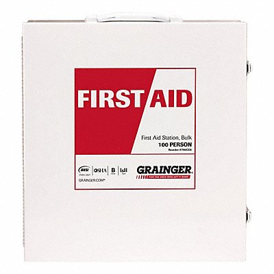 GRAINGER 54766021 First Aid Kit + Housing 687pcs WHT