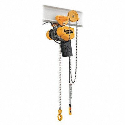 HARRINGTON SEQG010SD10 Electric Chain Hoist 19A 17/3.9 fpm